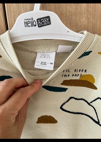 Bej Baskılı Erkek Çocuk Sweatshirt - Görsel 2