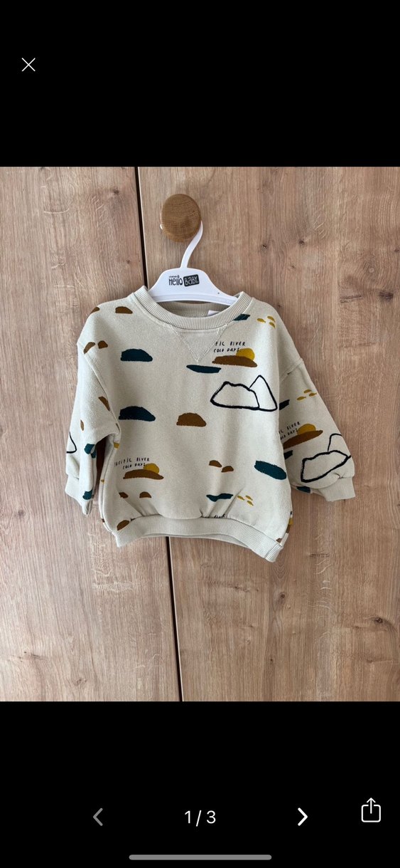 Bej Baskılı Erkek Çocuk Sweatshirt - Görsel 4