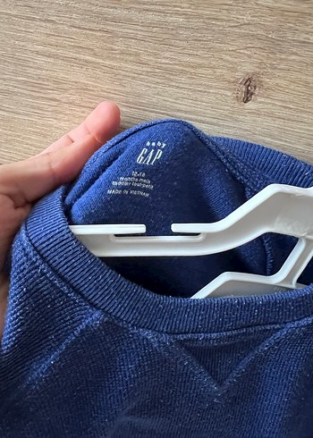 Erkek Çocuk Mavi Triko Sweatshirt - Görsel 5