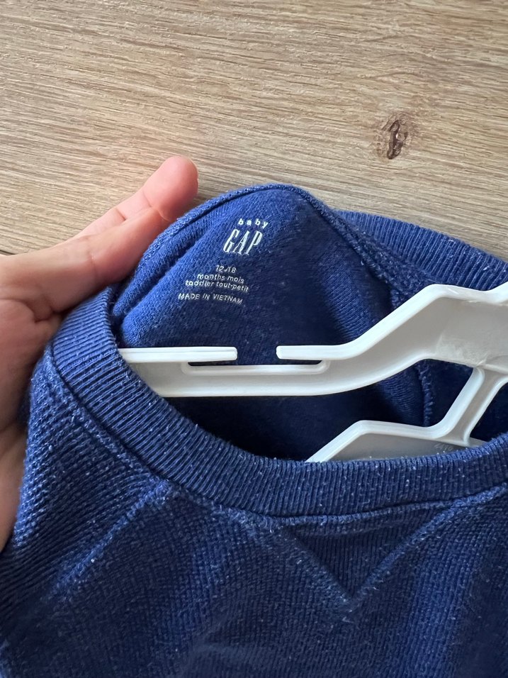 Erkek Çocuk Mavi Triko Sweatshirt - Görsel 5