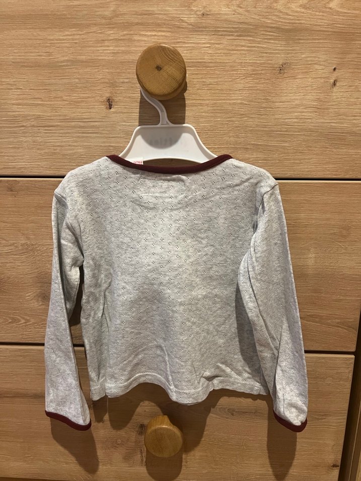 Gri Erkek Çocuk Uzun Kollu Triko Kazak - Görsel 4