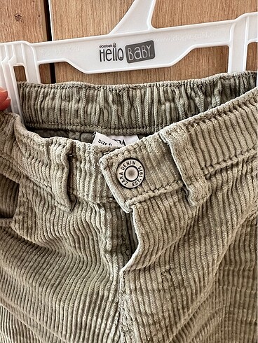 Zara Zar kadife pantolon bebek