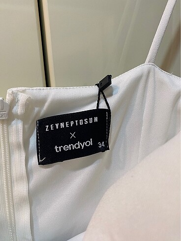 xs Beden beyaz Renk Zeynep tosun elbise