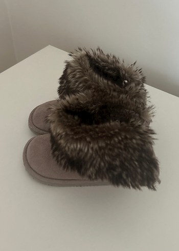 Kız Çocuk Gri Tüylü Bot - Görsel 3