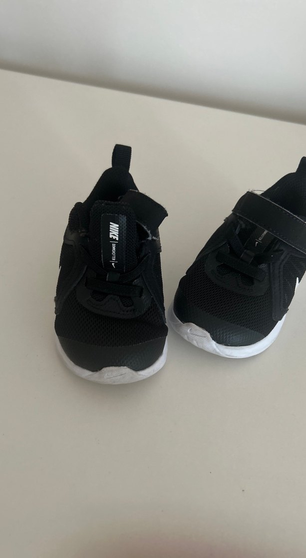 Siyah Erkek Çocuk Spor Ayakkabı Velcro - Görsel 4