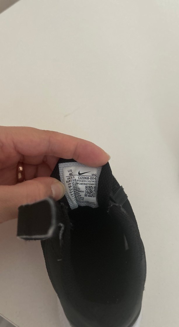 Siyah Erkek Çocuk Spor Ayakkabı Velcro - Görsel 5