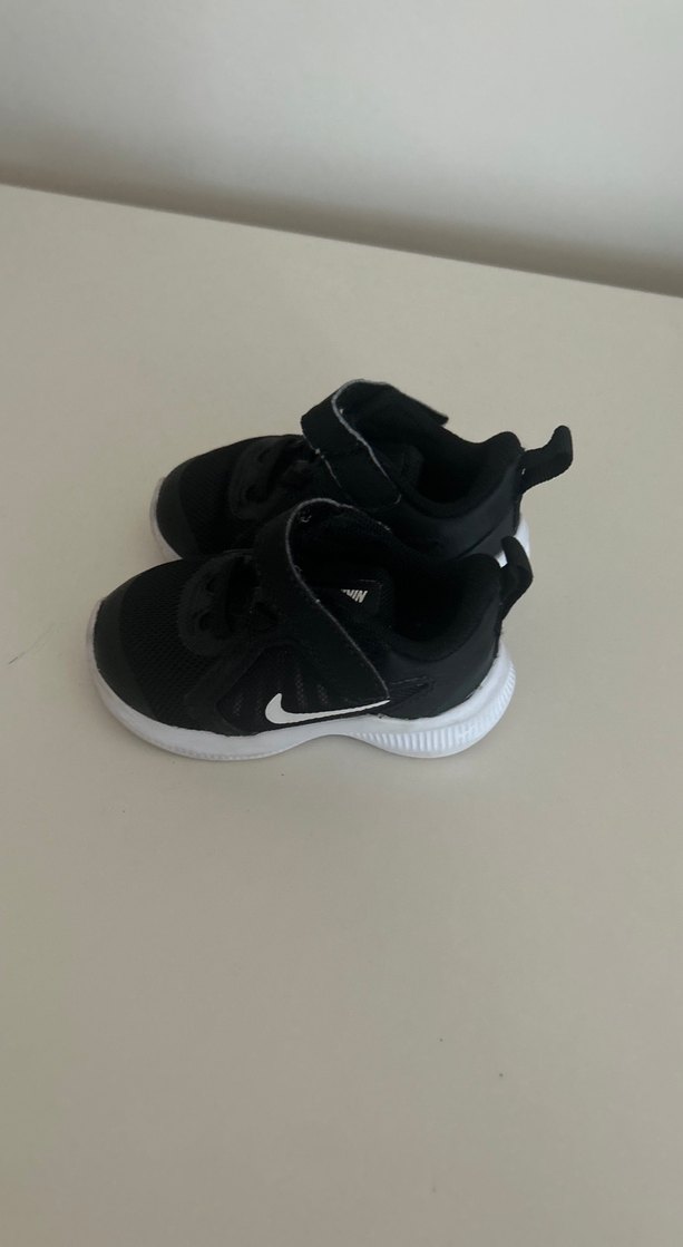 Siyah Erkek Çocuk Spor Ayakkabı Velcro - Görsel 3