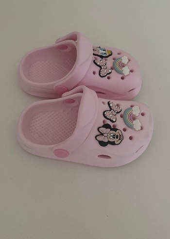 Kız Çocuk Pembe Baskılı Terlik - Görsel 2