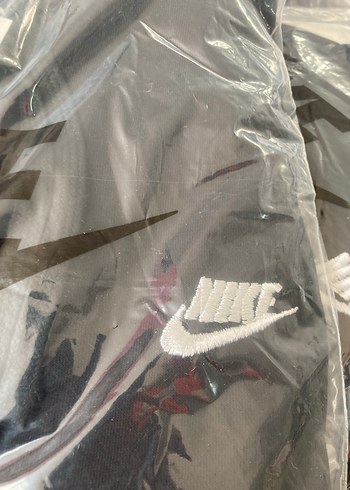 s Beden Siyah Kapüşonlu Nike Fermuarlı Sweatshirt