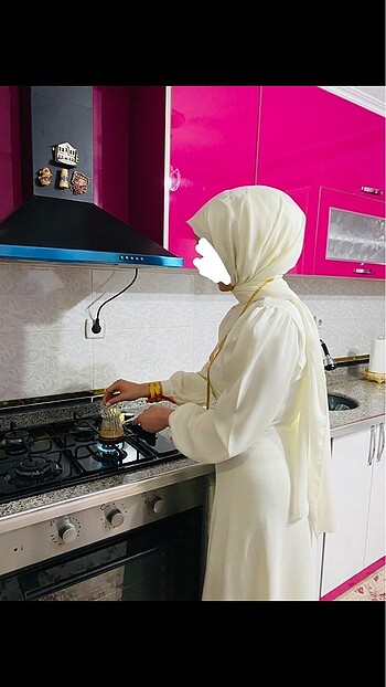 m Beden Tesettür nikah elbisesi