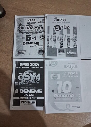 Operasyon deneme kpss osym ne sorar yediiklim deneme yargi denem