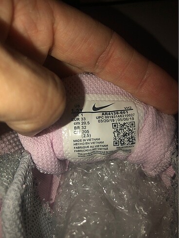 33 Beden pembe Renk Nike spor ayakkabı
