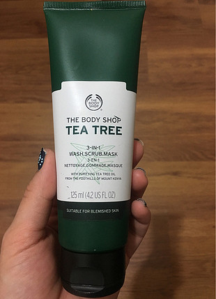 The Body Shop Tea Tree 3in1 wash scrub mask