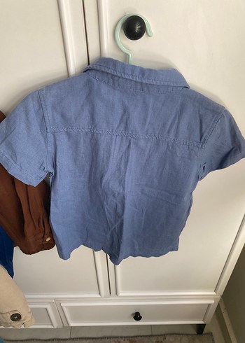 Koton Erkek Çocuk Kısa Kollu Denim Gömlek