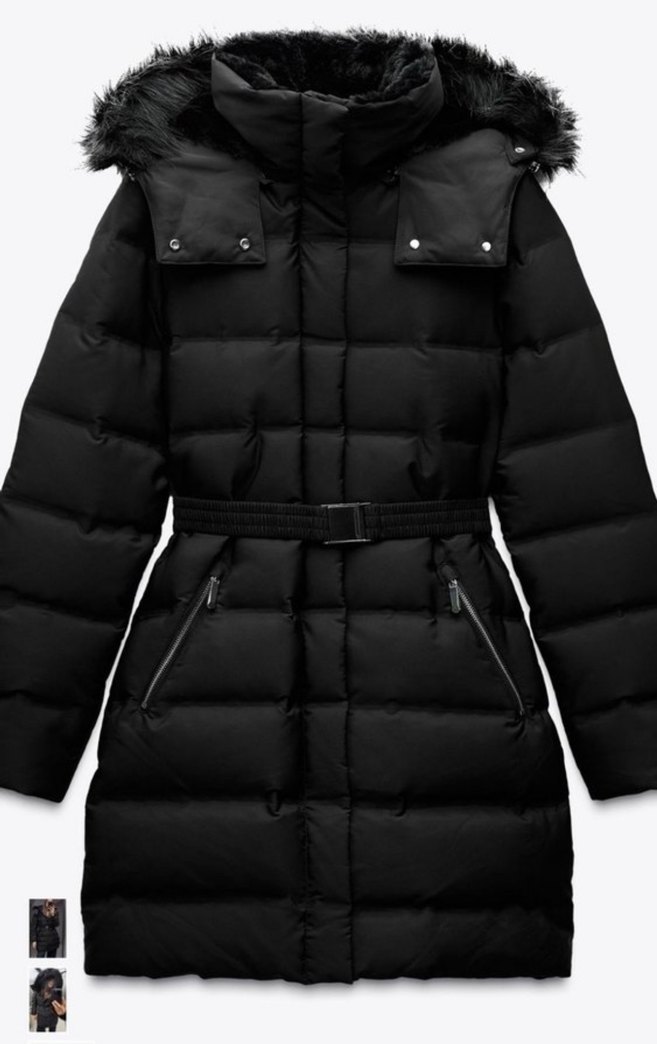 Zara Kemerli Mont - Görsel 2