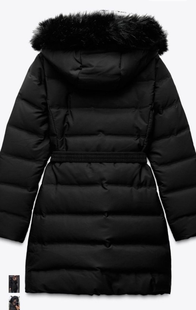 Zara Kemerli Mont - Görsel 3