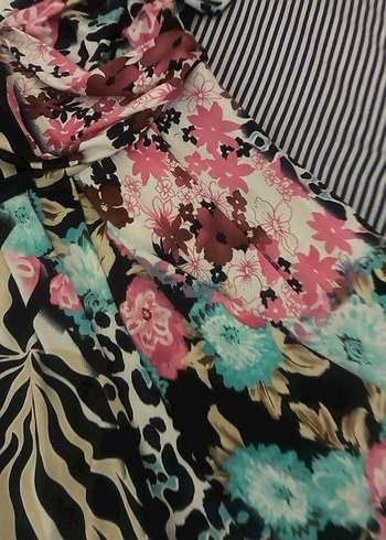 Çiçekli Bohem Elbise - Görsel 4