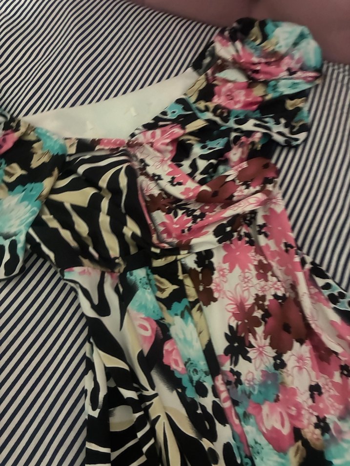 Çiçekli Bohem Elbise - Görsel 2