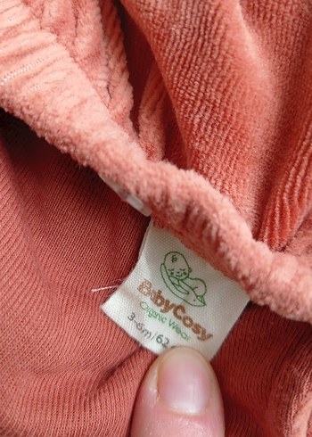 Unisex Süet Tulum, 3-6 ay, Kahverengi - Görsel 7