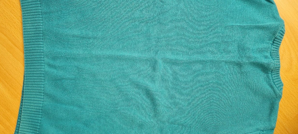 Turkuaz Cocuk Triko Bisiklet Yaka Kazak - Görsel 5