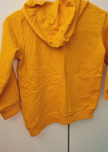 Koton Erkek Çocuk Kapüşonlu Sarı Sweatshirt - Görsel 2