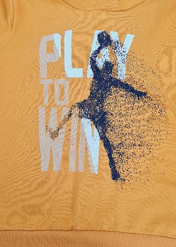 Koton Erkek Çocuk Kapüşonlu Sarı Sweatshirt - Görsel 4