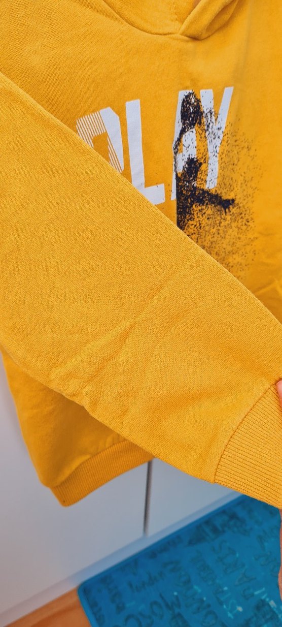 Koton Erkek Çocuk Kapüşonlu Sarı Sweatshirt - Görsel 3