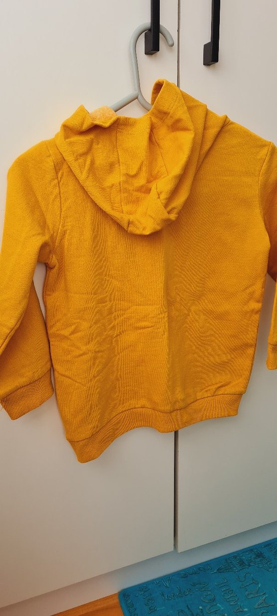 Koton Erkek Çocuk Kapüşonlu Sarı Sweatshirt - Görsel 2