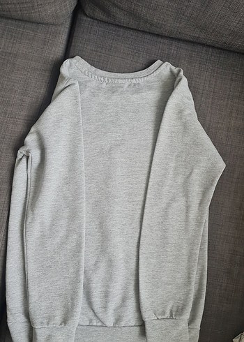 Gri Baskılı Erkek Çocuk Sweatshirt - Görsel 5