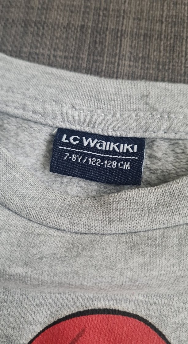 Gri Baskılı Erkek Çocuk Sweatshirt - Görsel 4