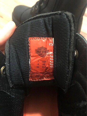 39 Beden siyah Renk Harley davidson kadın bot