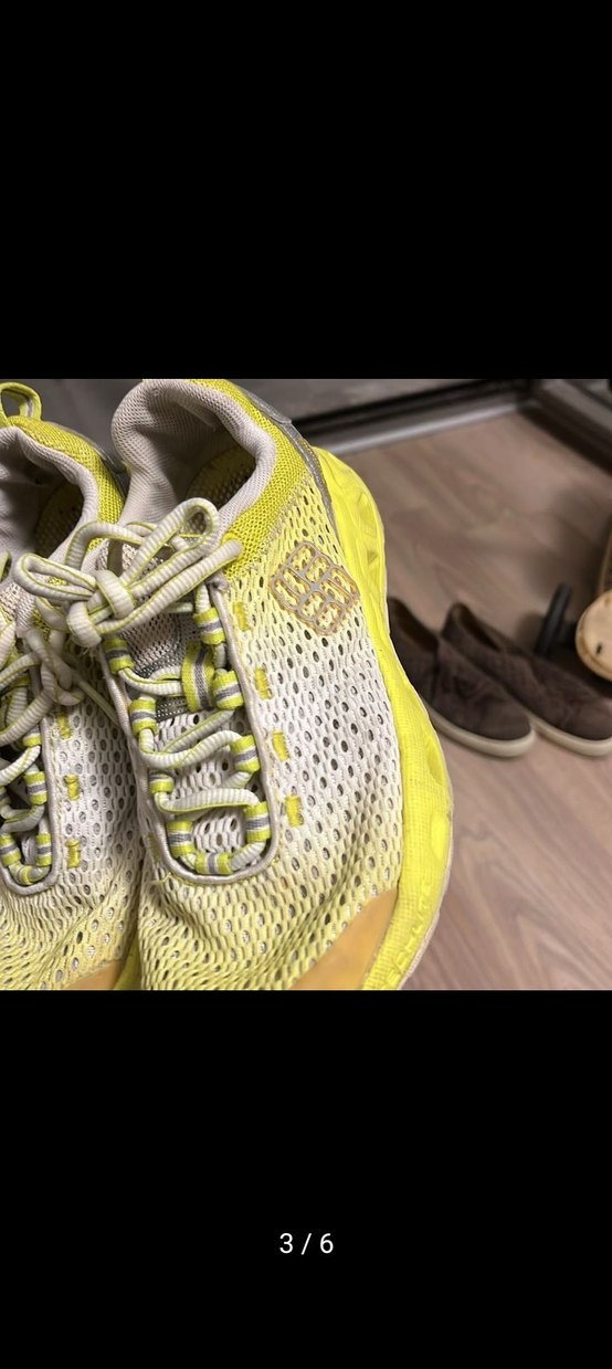 Sarı Bağcıklı Kadın Spor Ayakkabısı - Görsel 2