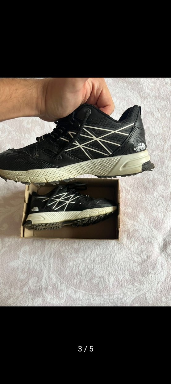 Siyah Spor Ayakkabı Velcro Bağcıklı - Görsel 3