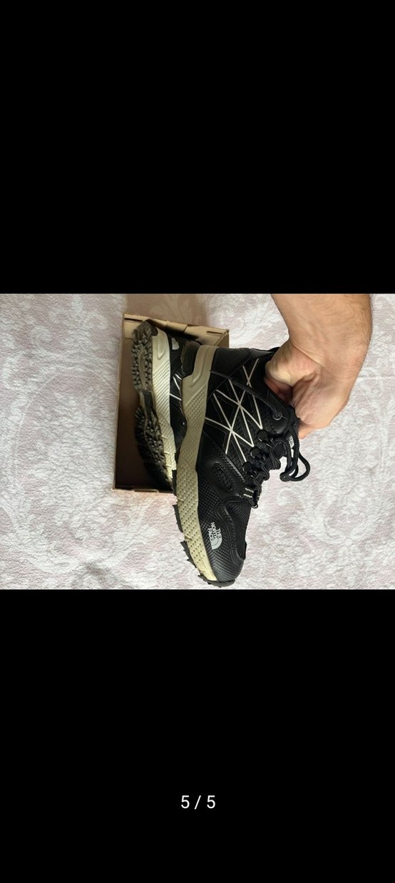 Siyah Spor Ayakkabı Velcro Bağcıklı - Görsel 5