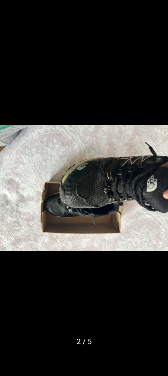 Siyah Spor Ayakkabı Velcro Bağcıklı - Görsel 2