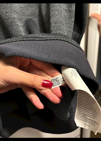 Erkek Gri Yarım Fermuarlı Sweatshirt - Görsel 5