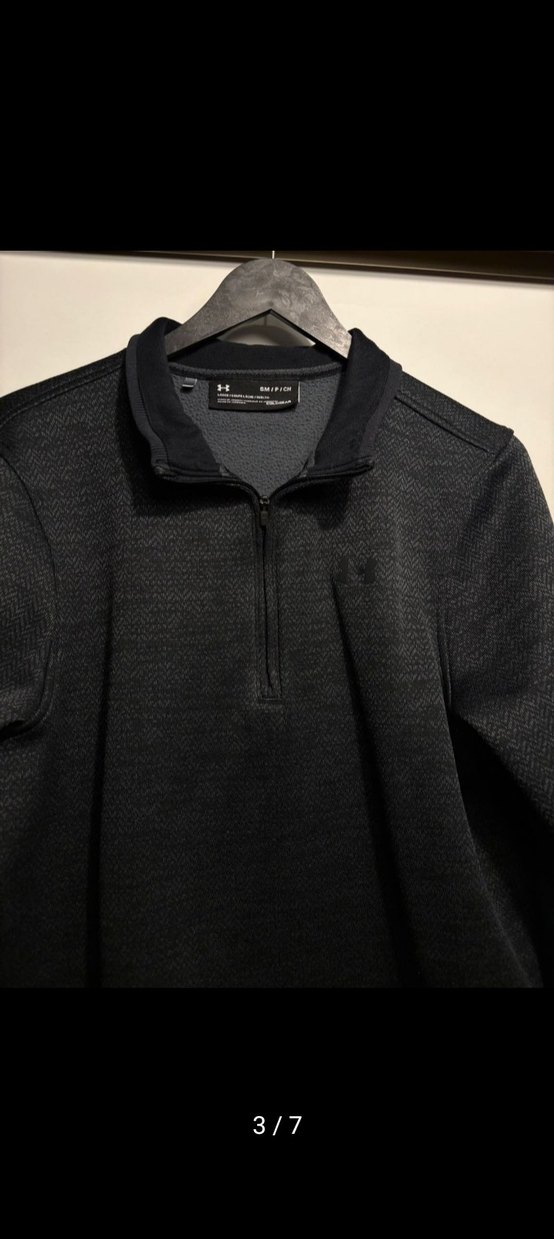 Erkek Gri Yarım Fermuarlı Sweatshirt - Görsel 2