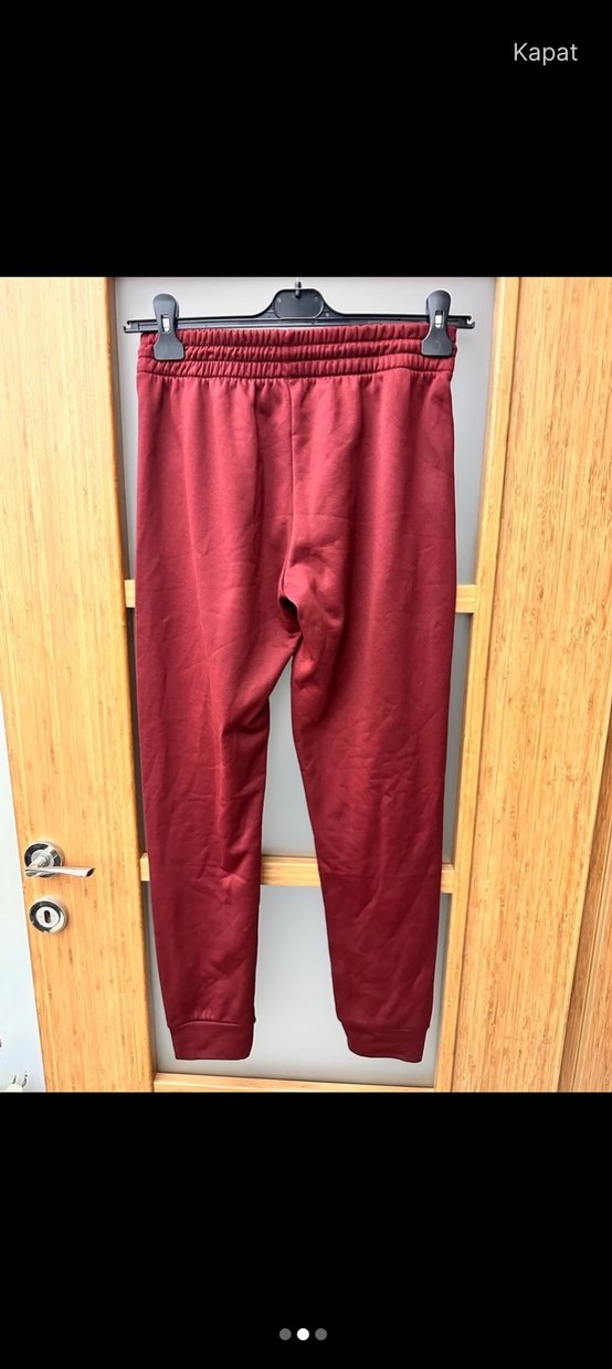 Bordo Dar Kesim Kadın Eşofman Altı - Görsel 2