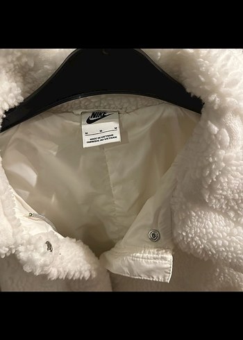 Beyaz Peluş Kadın Kışlık Midi Mont - Görsel 2