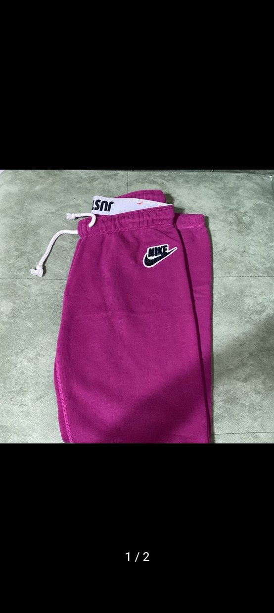 Nike Pembe Rahat Kesim Kadın Eşofman Altı - Görsel 2