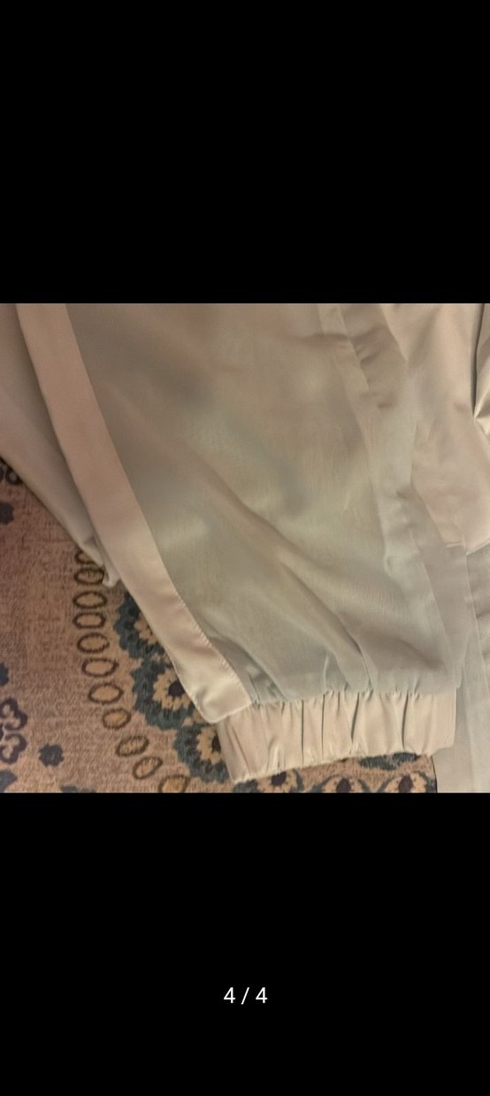 Beyaz Kadın Fermuarlı Sweatpant - Görsel 3