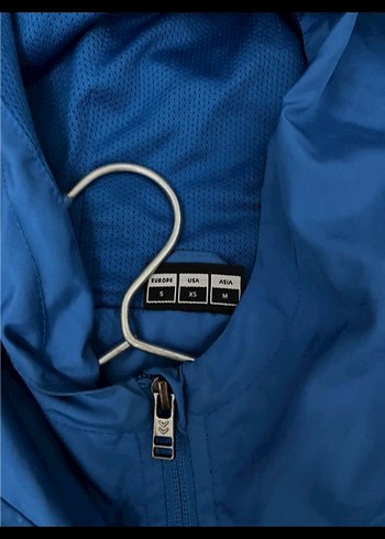 Mavi Kapüşonlu Erkek Yağmurluk(unisex) - Görsel 3