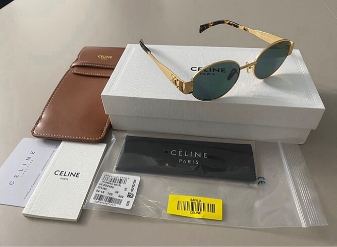  Beden yeşil Renk Celine sunglasses