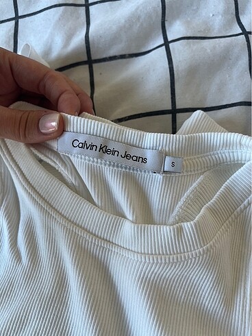 s Beden beyaz Renk Calvin Klein elbise