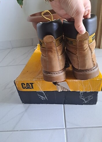 41 Beden camel Renk Orjinal Caterpıllar Erkek Taba Bot