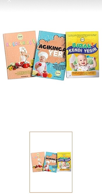 Ek gıda tarif kitabı 3 lü set