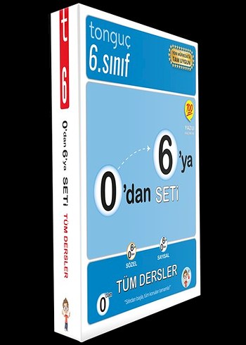 Tonguç 6. Sınıf 0'dan 6'ya Tüm Dersler Seti