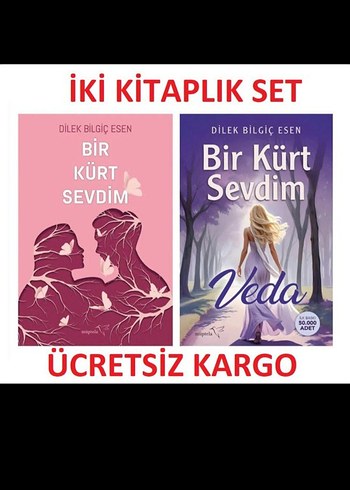 Dilek Bilgiç Esen İki Kitaplık Set Bir Kürt Sevdim Veda 2