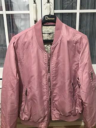 l Beden pembe Renk Zara pembe bomber ceket