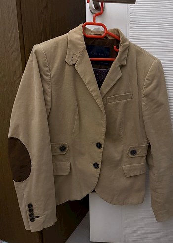Zara Bej Klasik Blazer Ceket